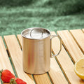 Stainless steel camping mug — 500mL