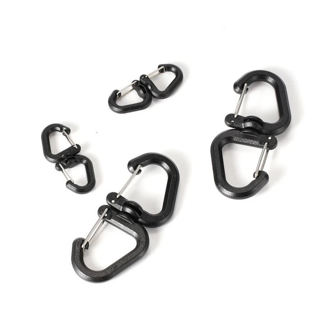 Rotating backpack hooks — 4 pack, 7 × 3cm