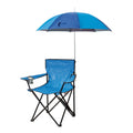 OZtrail clip-on chair umbrella — blue