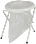 Rovin folding camping toilet with bags