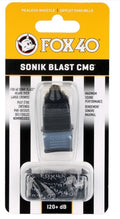 Fox 40 Sonik Blast CMG pea-less whistle, black
