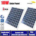 12V solar trickle charger — two 10W panels