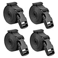 Cam-buckle cargo straps — 4 pack