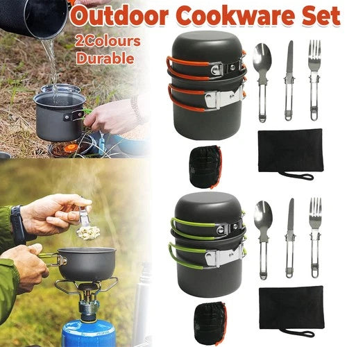 portable camping pot/pan mess kit