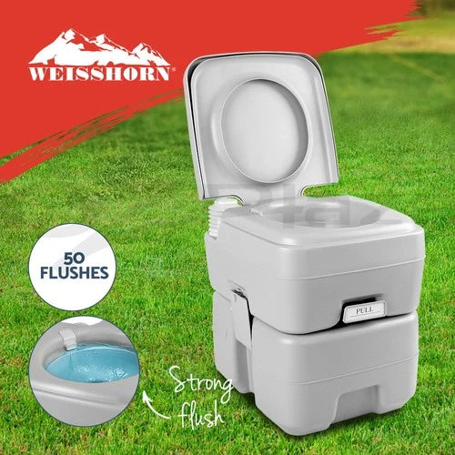 Weisshorn 20L portable camping toilet