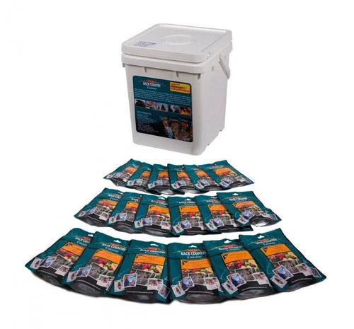 Back Country Cuisine emergency bucket, 18 serves