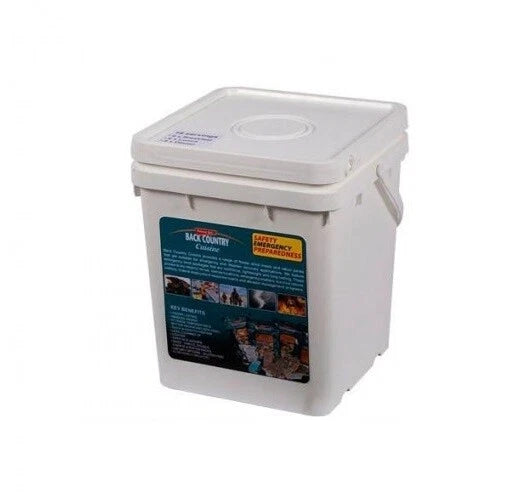 Back Country Cuisine emergency bucket, 18 serves — additional product view 2