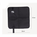 Folding foam seat pad — black