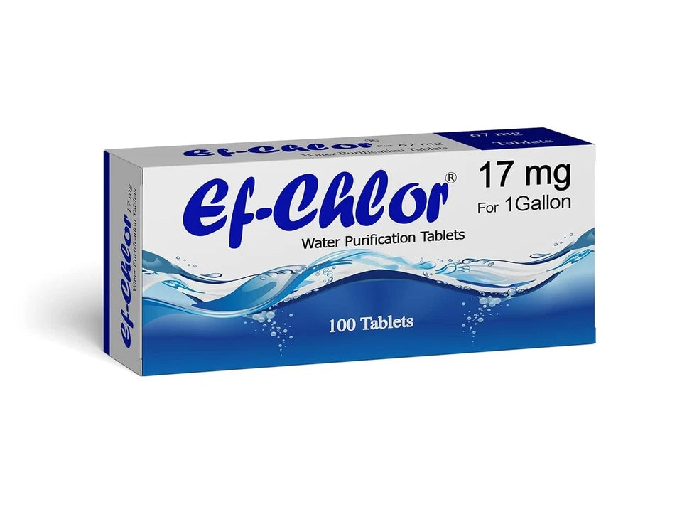 Ef-Chlor 17mg purification tablets, 100-pack — additional product view 2