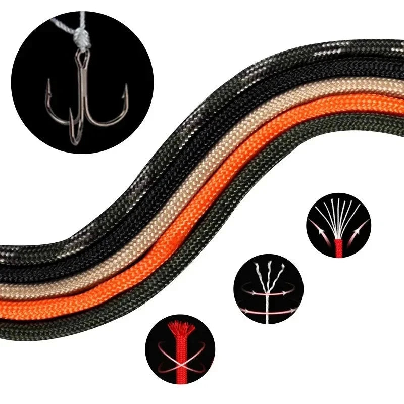 seven-core paracord, black, 30m — additional product view 2