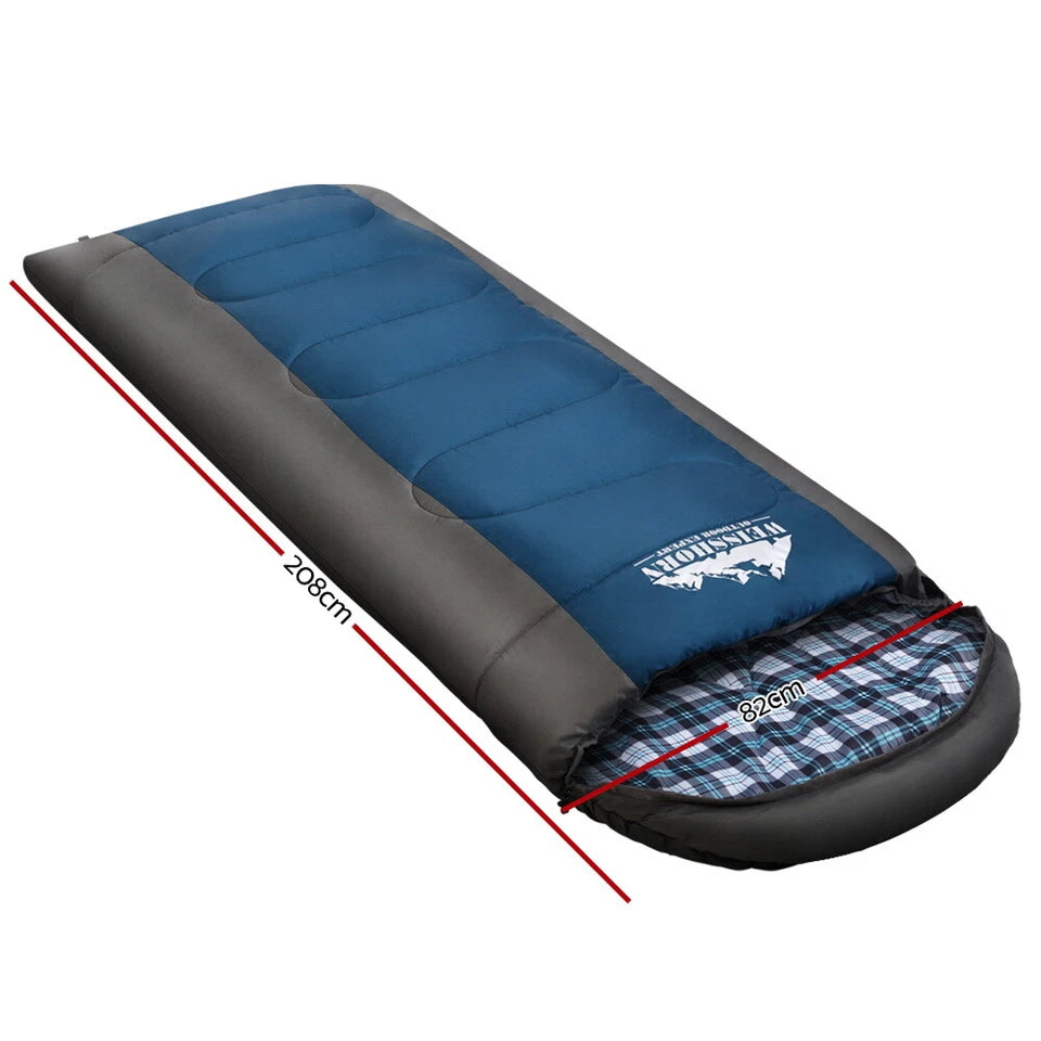 Weisshorn single sleeping bag, blue/navy — additional product view 2