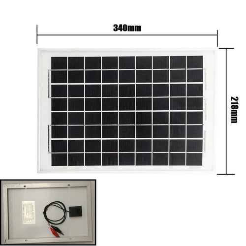 12V solar trickle charger — two 10W panels — image 2