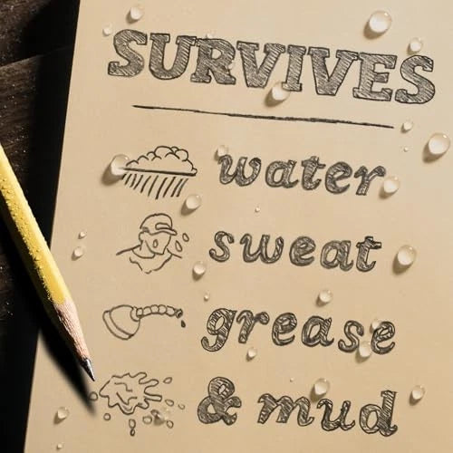 Rite in the Rain mini tan notebook — image 3