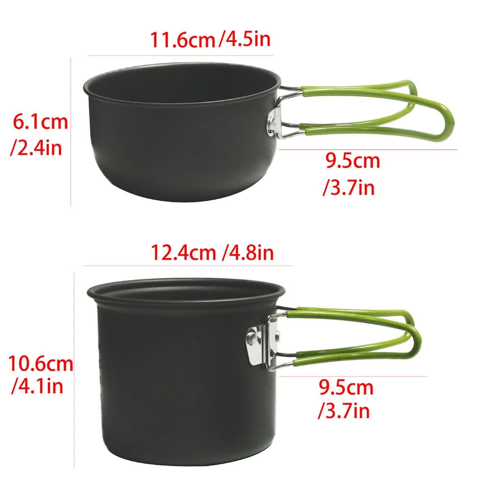 portable camping pot/pan mess kit — additional product view 2