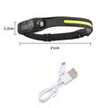 COB motion-sensor headlamp, 1PCS