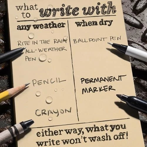 Rite in the Rain mini tan notebook — image 4