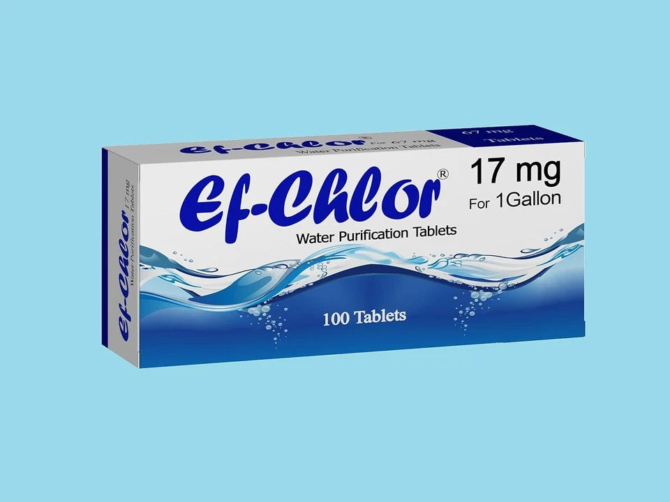 Ef-Chlor 17mg purification tablets, 100-pack — additional product view 3