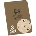 Rite in the Rain mini tan notebook